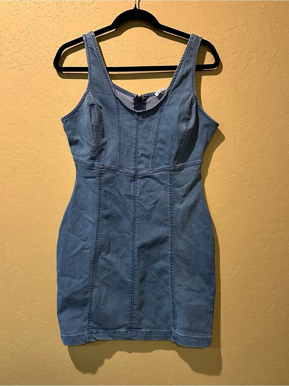 Denim Tank Dress - Blue Sz M
